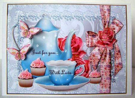 Elegant Tea Time in Bleu by Margaret McCartney