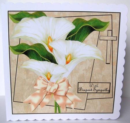 Sympathy Vintage Calla's -  by Margaret McCartney