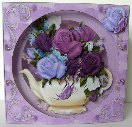 Teapot Roses by Margaret McCartney