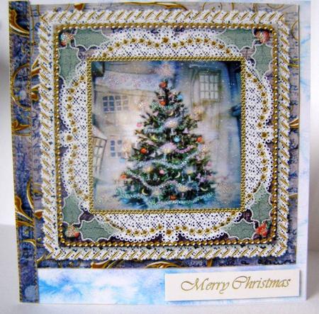 Blue Salt Sprinkle Watercolour Background by Margaret McCartney