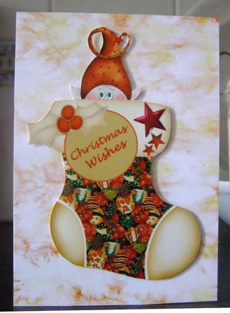 Orange Salt Sprinkle Watercolour Background by Margaret McCartney