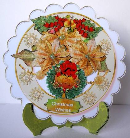 Christmas Plate by Margaret McCartney