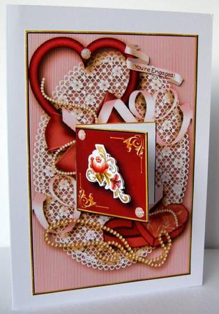 Romantique Card-on-a-card Topper 2 by Margaret McCartney