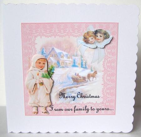 A Vintage Christmas Snowscene by Margaret McCartney