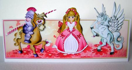 Life of a Princess Over the Top Large Card by Margaret McCartney