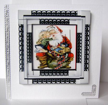 Spiral Pyramid Santa Rules by Margaret McCartney