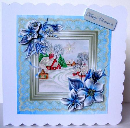 Vintage Village Church by Margaret McCartney