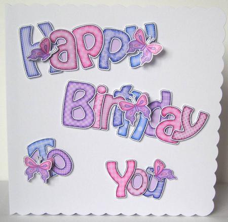 Birthday Butterflies 3D Decoupage Designs by Margaret McCartney