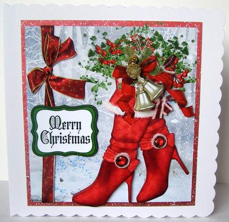 Walking in to Christmas Card Kit by Margaret McCartney