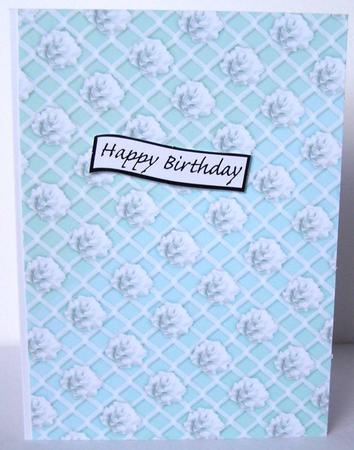 A Delicate Mint Rose Backing Paper 2 by Margaret McCartney