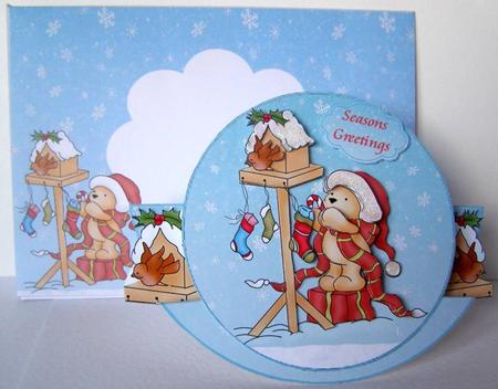 Hanging Up the Stockings Rocker Kit by Margaret McCartney