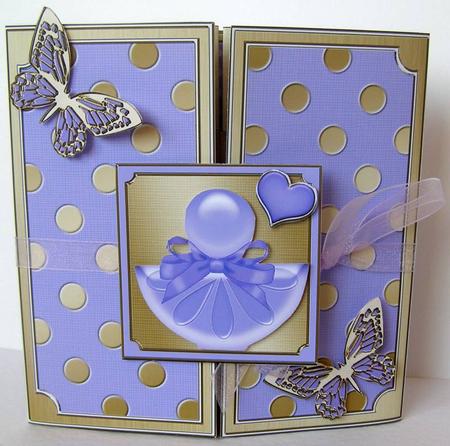 3D Perfumes Double Tri Shutter Card Kit by Margaret McCartney