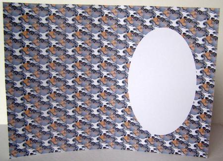 Motorbike and Sidecar Insert by Margaret McCartney