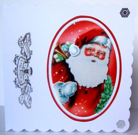 Santa Duodecoupage Sheet by Margaret McCartney