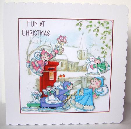 Christmas Fairies All Around by Margaret McCartney