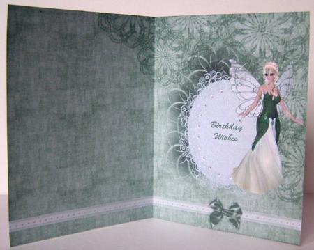Fairy Cut and Fold Card by Margaret McCartney