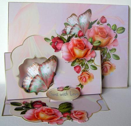 Heady Days of Summer - 3D Aperture Easel Kit by Margaret McCartney