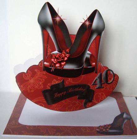 Over the Top Rocker Shoe Card Set by Margaret McCartney