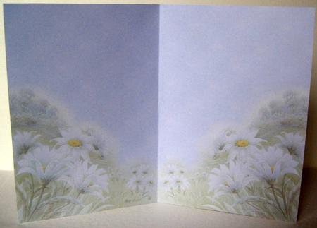 Fields of Flowers Soft Faded Paper by Margaret McCartney