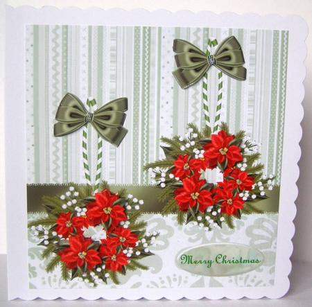 Christmas Poinsettias by Margaret McCartney