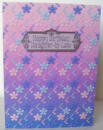 Pretty Flowers & Hearts Backing Paper Sheet #1 by Margaret McCartney
