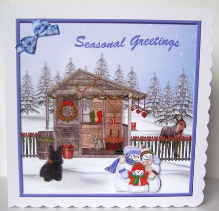 Pottingshed at Christmas by Margaret McCartney