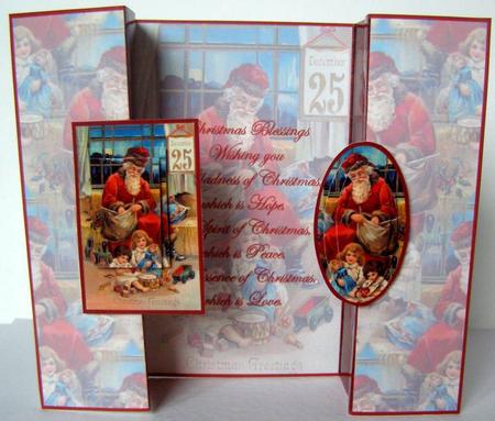 Vintage Santa by Margaret McCartney