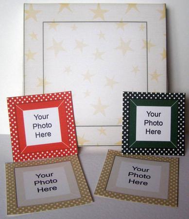 3D Christmas Santa Coordinating Card Box Kit by Margaret McCartney