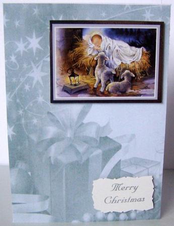 Green Christmas Paper 3 by Margaret McCartney