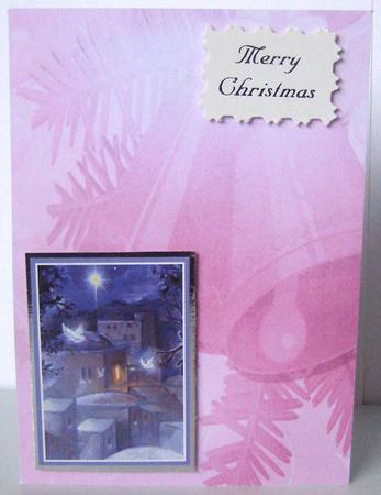 Pink Christmas Paper by Margaret McCartney