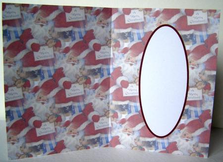 Santas Chair Insert by Margaret McCartney
