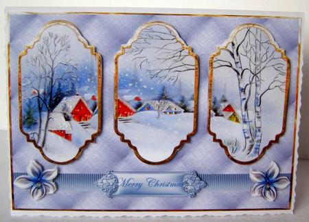Vintage Village Wonderland by Margaret McCartney