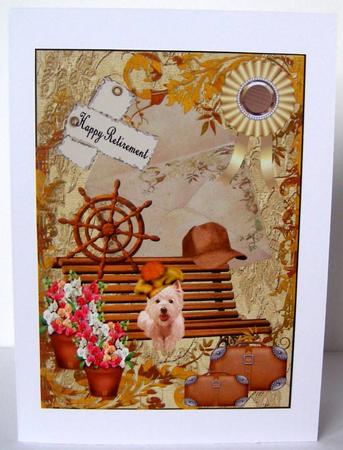 Male A4 Happy Retirement by Margaret McCartney