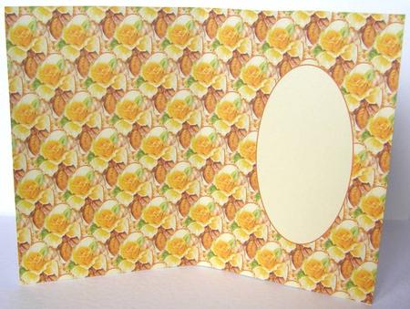 Yellow Rose Insert by Margaret McCartney