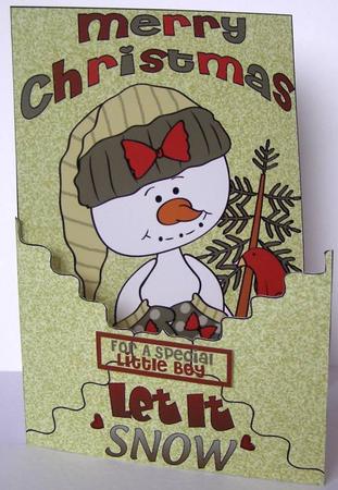 Envelope Card Snowman by Margaret McCartney