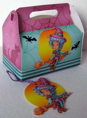 Cute Halloween Sweet or Gift Box by Margaret McCartney