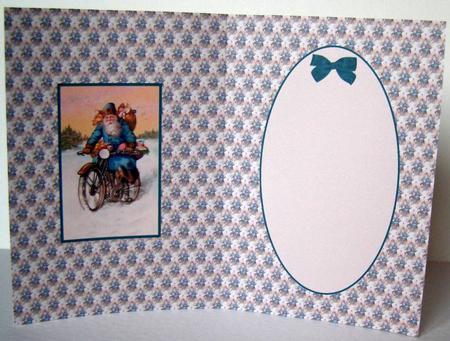 Santa on a Motorbike Is by Margaret McCartney