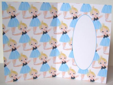 Blue Cupcake Insert by Margaret McCartney