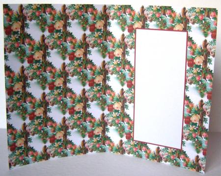 Sympathy Vintage Cross and Roses Insert by Margaret McCartney