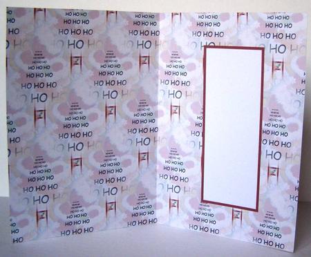 Vintage Santa Ho Ho Ho Insert by Margaret McCartney