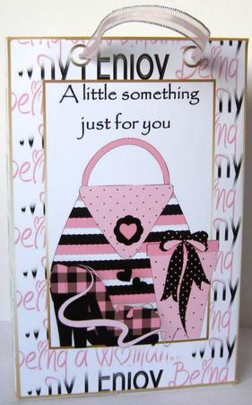Girly Gift Bag by Margaret McCartney