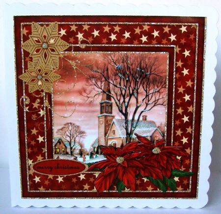 Christmas Going to Church Traditional 1 by Margaret McCartney