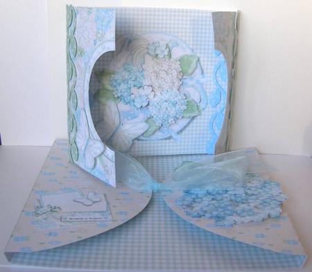 Blooming Lovely 8x8 Gatefold Card Kit by Margaret McCartney