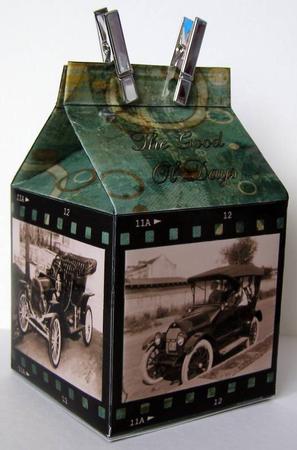 Milk Carton Gift Box - the Good 'ol Days by Margaret McCartney