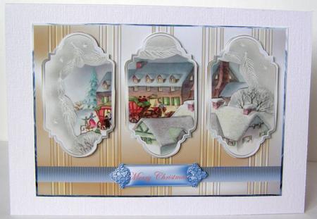 Victorian Coach and Horses Panel Card by Margaret McCartney