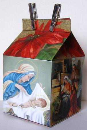 Milk Carton Gift Box - the Reason for the Season by Margaret McCartney
