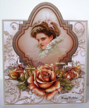 Two Over the Top Vintage Lady Toppers by Margaret McCartney