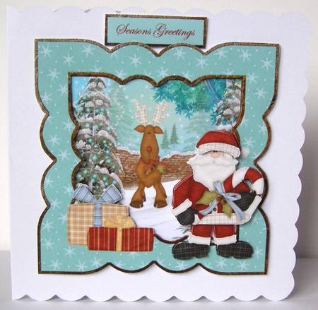 Santa with Gifts by Margaret McCartney