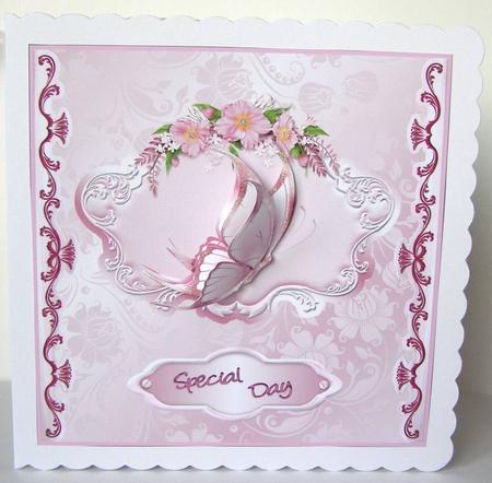 Birthday Butterfly Decoupage by Margaret McCartney