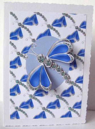 Heavenly Blue Dragon Flies by Margaret McCartney